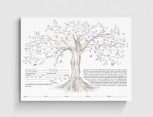 Load image into Gallery viewer, Tree of Life Ketubah - Multiple Options, Fast Shipping, for Jewish Wedding