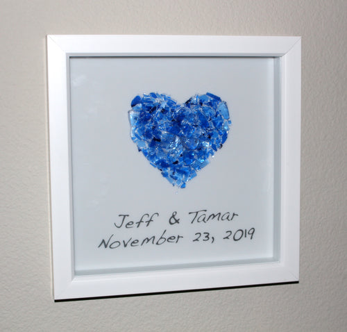 Broken Glass Picture Frame, Large 11”x14” or 12