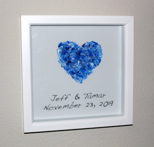 Broken Glass Picture Frame, Large 11”x14” or 12"x12"