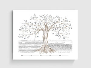 Tree of Life Ketubah - Multiple Options, Fast Shipping, for Jewish Wedding