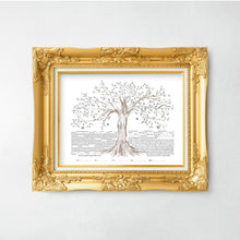 Load image into Gallery viewer, Tree of Life Ketubah - Multiple Options, Fast Shipping, for Jewish Wedding