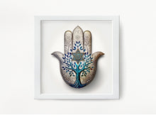 Load image into Gallery viewer, Hamsa Colorful Art Print to display in your home or give as a gift