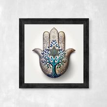 Load image into Gallery viewer, Hamsa Colorful Art Print to display in your home or give as a gift