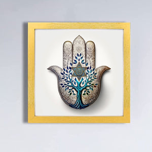 Hamsa Colorful Art Print to display in your home or give as a gift