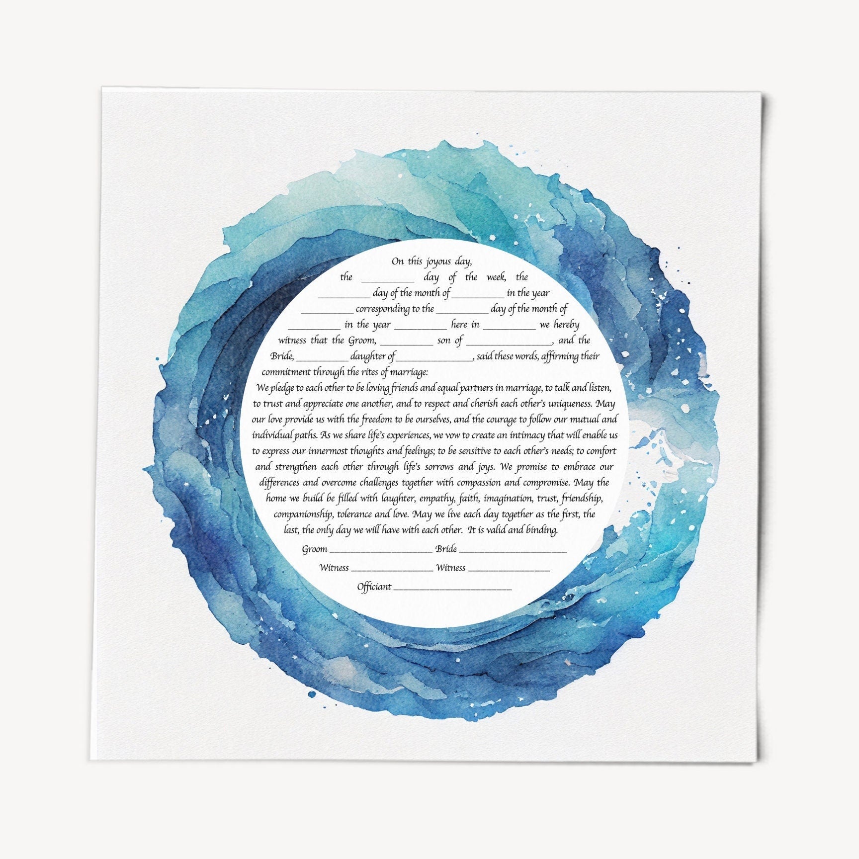 Shops Expedited Shipping for Ketubah